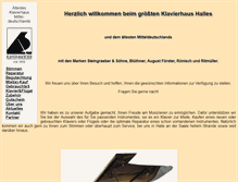 Tablet Screenshot of klavier-maercker.de